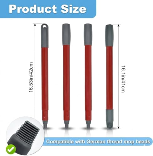 Microfiber Flat Mops for Floor Cleaning,Flat Mop with 3 Reusable Pads and Extendable 58" Long Handle for O Cedar Dual-Action Microfiber Flip Mop ,Washable Hardwood Floors Mopping to Dry and Wet Clean - size: Medium