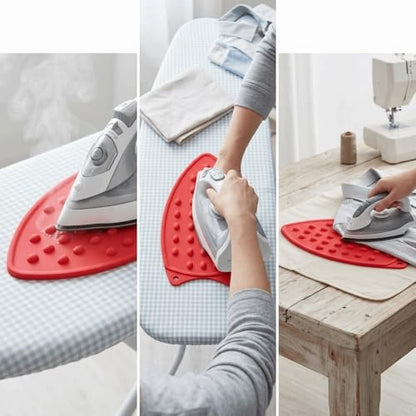 10.6x5.5 Inch Silicone Ironing Mat for Hot Iron Reusable Foldable Heat Resistancs Non-Slip Pad Food Grade Silicone Rest Pad for Table Protection