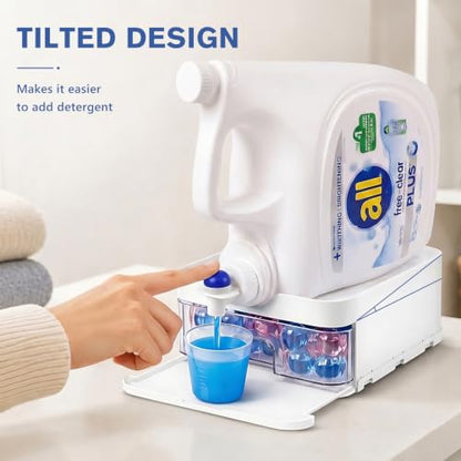Laundry Detergent Holder, Countertop Liquid Laundry Detergent Dispenser