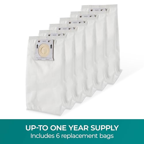 Kenmore IB600 HEPA Replacement Intuition Upright Vacuum Cleaner Bags for BU4022, BU4020, BU4018, BU4050, White