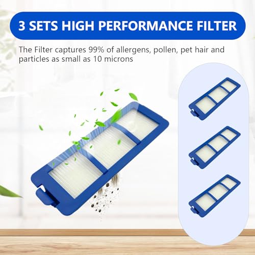 Replacement Parts Compatible with eufy Robovac Clean G35+ G40+ G40 Hybrid Accessory kits with 6-pack Dust Bag, 4 Side Brushes, 3 Filter, 1 Roller Brush, 1 Brush Guard