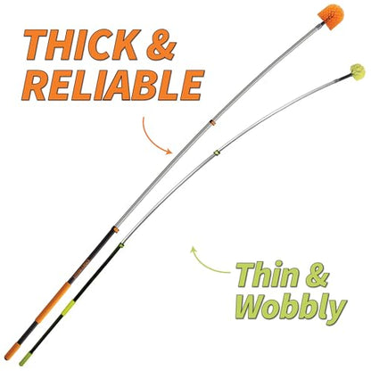 4-12 ft Long Telescopic Extension Pole, Multi-Purpose Extendable Pole - size: 12 feet