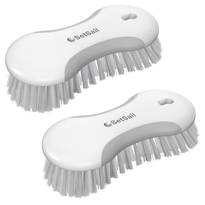 SetSail Multi-Purpose Scrub Brush of 2 Pack, Gray - color: Gray
