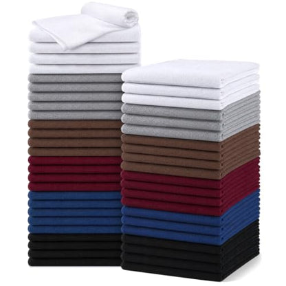 UNIMADE Salon Towels 48 Pack, Microfiber Barber Towels Bulk - color: Multicolor, size: 48PK