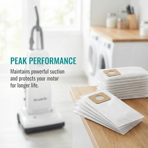 HEPA Vacuum Bags for Simplicity Type A, S20EZM S20E S20SC 5000 6000 Series