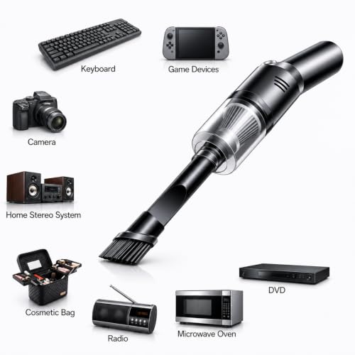 V06 Cordless Handheld Vacuum, 400g Mini Vacuum Portable for Car & Home