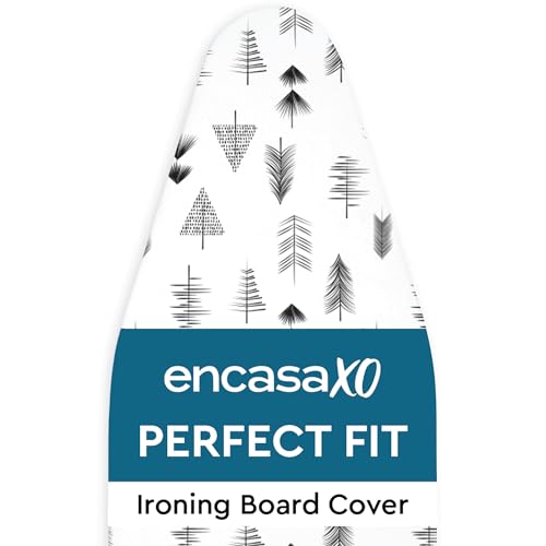 Encasa XO Ironing Board Cover and Pad 54"x18" X-Large, Thick Felt - color: Black Arrow, size: X-Large (54"x18")
