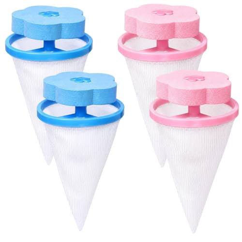 4-Pack Washing Machine Filter Bag, Pet Hair Remover for Laundry