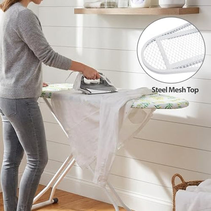 SheeChung Ironing Board 13"x43",Full Size Iron Board with Rest,Adjustable - style: 43x13-Green