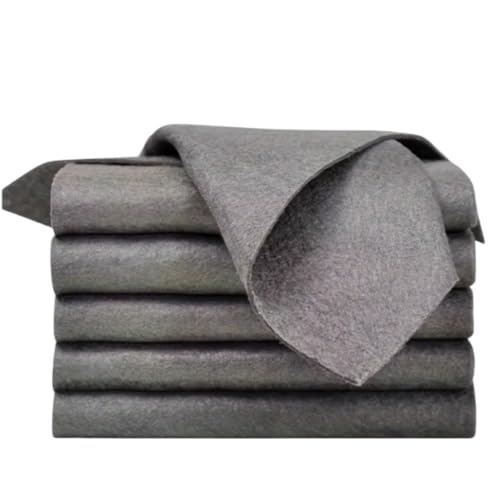 5pcs Thickened Magic Cleaning Cloth, 5pcs/Set Reusable Multifunctional Window Wipe Mirror Cloth, No Trace, Car Wash Rag, Kitchen Toilet Cleaning Cloth, Durable Microfiber Dish Cloth