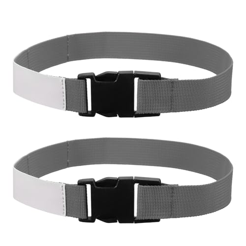 uxcell 2 Pcs Laundry Strap with Buckle, Multipurpose Laundry Strap Replacement Wash Care Utility Household Cleaning Loop Athletics Accessories Tools Storage, Gray - color: Gray
