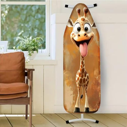 Nuxovilar Cartoon Giraffe Ironing Board Cover 15x54 Inches Polyester - color: Ytt02370