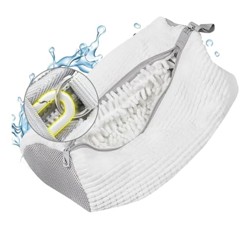 Shoe Washing Machine Bag, Shoe Laundry Bag for Washer and Dryer - color: White, size: 1 PACK