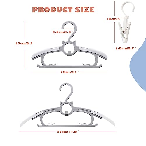 Baby Nursery Closet Hangers,30Pack Space Saving Kids Hanger Grey - color: Gray, size: 30 pieces