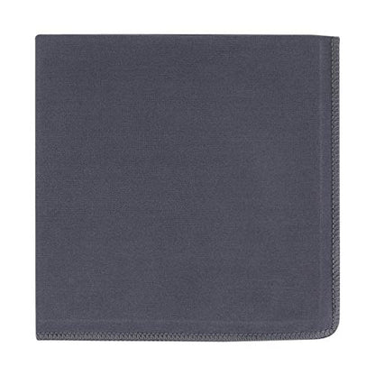 KLNYOO Microfiber Glass Cleaning Cloths Lint Free Streak Free Quickly and Easily Clean Windows & Mirrors Without Chemicals Polishing Cloth 16x16 Inch 8 Pack (Grey) - color: Grey