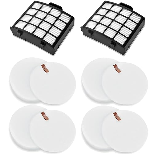 AZ2002 Vacuum Filter Replacement Parts for Shark Vertex Duoclean Upringht - color: 2 Filters and 4 Foam