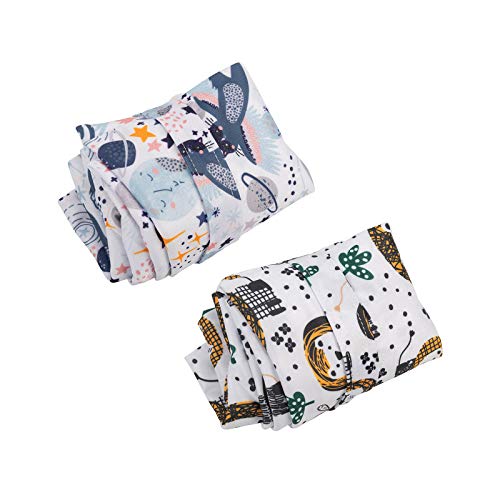 ALVA 2pcs Cloth Diaper Wet Dry Bags Waterproof Reusable with Two Zippered Pockets Travel Beach Pool Daycare Soiled Baby Items Yoga Gym Bag for Swimsuits or Wet Clothes - color: Cartoon tiger and flying cat