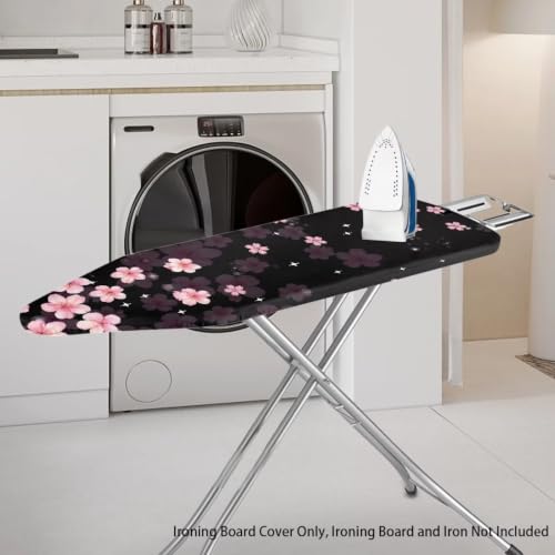 Ironing Board Cover Standard Size, Cherry Blossom Ironing Board Cushion Wide Ironing Accessories for Home - color: Cherry Blossom