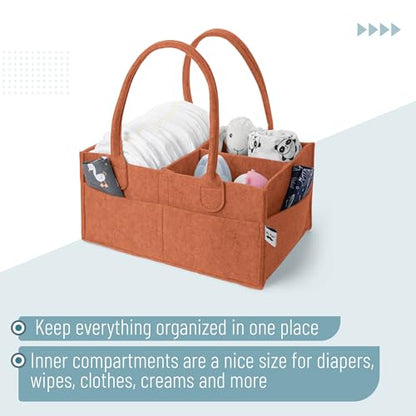 Mr. Pen- Baby Diaper Caddy Organizer, Rustic Warmth - color: Rustic Warmth, size: 1 Pack, Regular