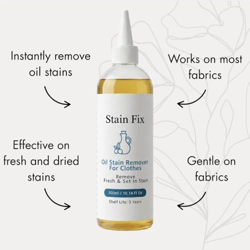 Oil & Grease Stain Remover for Clothes (10.14oz) – For Laundry