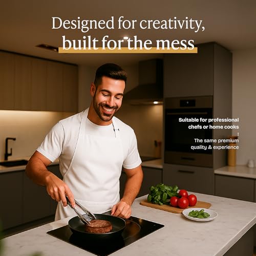 Will Well Kitchen 2 Pack Bib Apron For Men & Women with 2 Pockets - White - color: 03 - White, size: 1 Pack