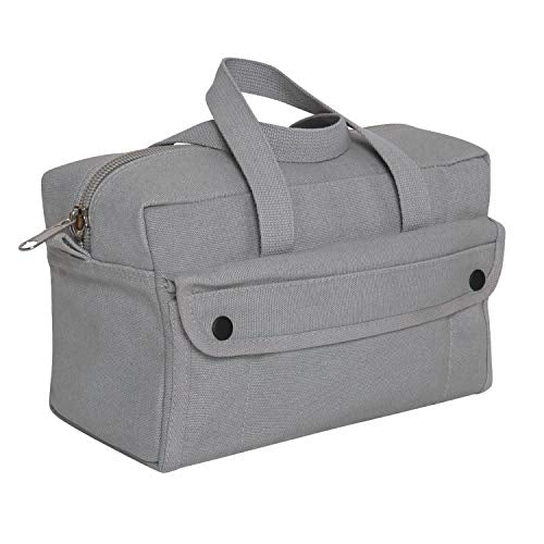 Rothco GI Style Mechanics Tool Bag, Heavy-Duty Canvas Tool Storage - color: gray