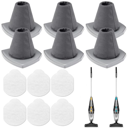 6+6 Pack NES215A/ NES210 Vacuum Filter Set for Eureka NES215A, NES210