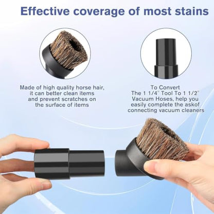 2 Pack Round Dust Brush Set For Shark Vacuum Attachment - style: 2 -pack