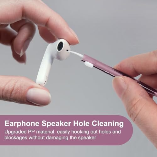 10pcs Phone Cleaning Kit Dual Side Multifunction Tools for iPhone 17 Purple