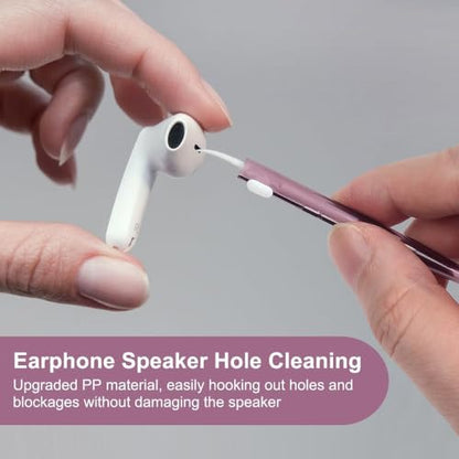 10pcs Phone Cleaning Kit Dual Side Multifunction Tools for iPhone 17 Purple