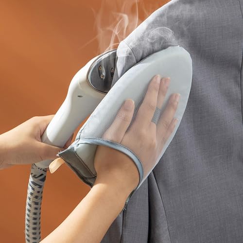 Garment Steamer Ironing Gloves with Finger Loop (1Pc, Grey)
