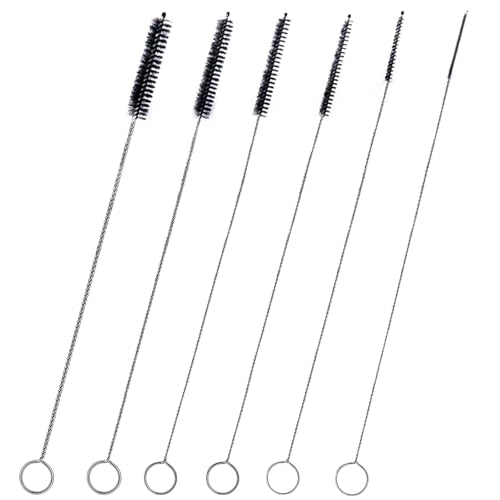 Brush Family Straw Cleaner Brush Set 6 Piece - size: 10 inch small diameters set (6pcs)