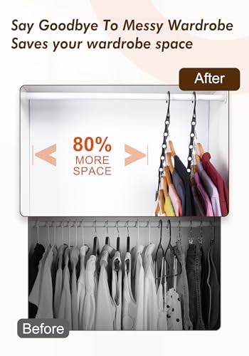 HOUSE DAY Closet Organizers and Storage 12 Pack, College Dorm Essentials - color: Black, size: 12 Pack