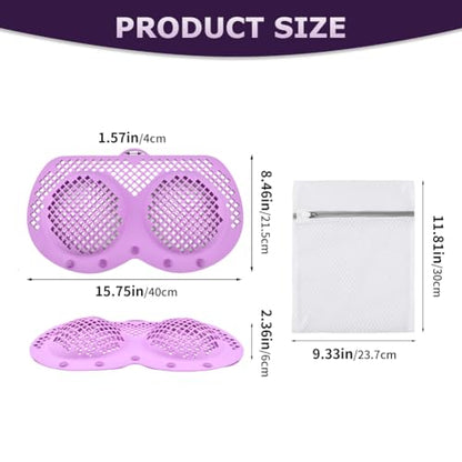 Silicone Bra Laundry Bag with Mesh Laundry Bag for 32A-36D