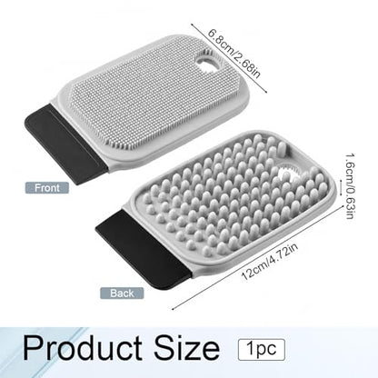 Silicone Dish Scrubber, 3-in-1 Silicone Dish Sponge for Kitchen Cleaning