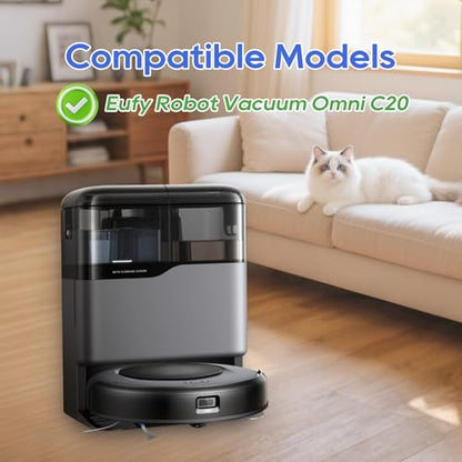 9 Pack Omni C20 Replacement Parts for Eufy Omni C20 Robot Vacuum