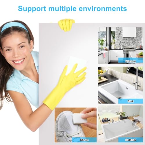 Magic Sponge Eraser,Multi-Functional Household Cleaning Kitchen Dish Sponge for Furniture (2X-100) - color: 2x-100