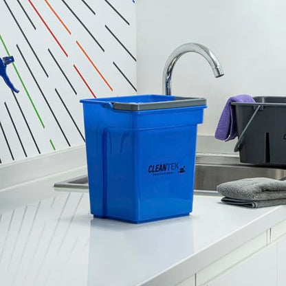 Restaurantware 4 qt Blue Cleaning Bucket - color: Blue, size: 4 Quarts