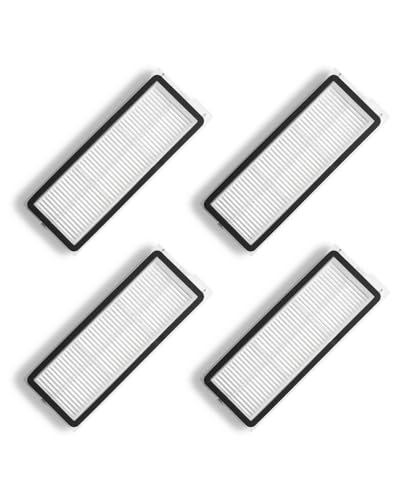 4 Pack HEPA Filter Compatible with Roborock Qrevo Series (Qrevo Pro/MaxV/S/Plus/Curv/Curv S5X/Edge/Edge S5A), QV 35A / QV 35A Robot Vacuum, Maintain Strong Suction, Reduce Dust & Pet Hair - size: Qrevo Pro Filter-4pcs