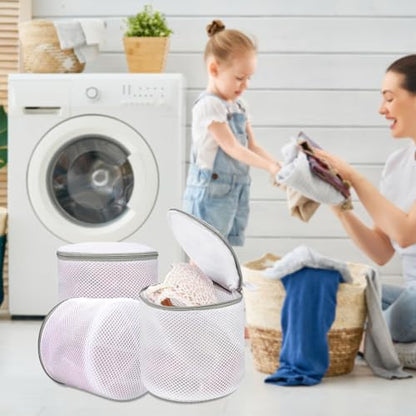 GOGOODA Laundry Mesh Bra Wash Bag for Lingerie, Underwear, Delicates, 3 PCS - size: 3 Bra Wash Bags