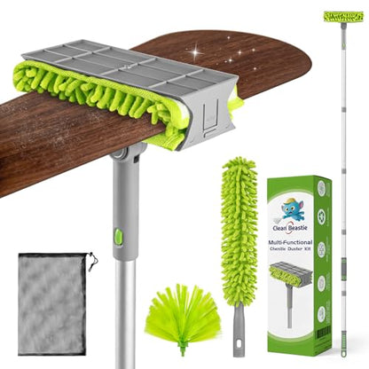 Ceiling Fan Cleaner Duster with 6 Ft/77'' Extendable Handle