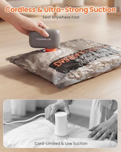 Vacuum Bags for Clothing Travel with Rechargeable Electric Pump, 15 Pack Compression Vacuum Storage Bags for Luggage and Seasonal Storage, Space Saver Seal Bags for Cruise and Vacation - size: 15 Pack Travel Size