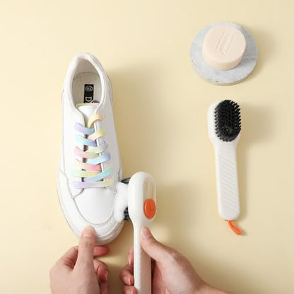 2 Pcs 2 in 1 Multifunction Cleaning Brush Shoe Laundry Brush, Scrub Brushes