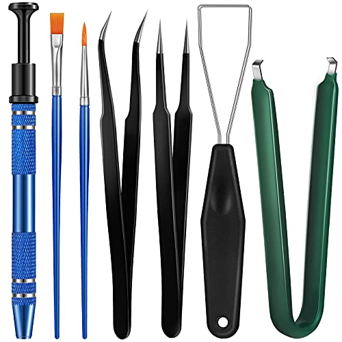 Minatee 9 Pcs Keyboard Switch Keycap Puller Kit Compatible with Switches
