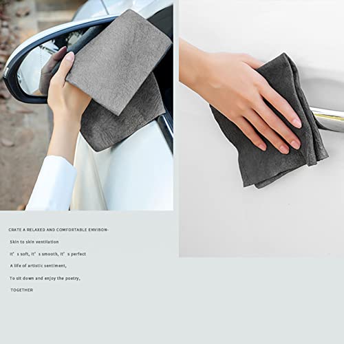 10pcs Genie Cloth Magic Cloth,Genie Magic Cleaning Cloth,Lint Free MicrofiberCleaning Cloths for Glass, Window, Kitchen,Stainless Steel,Cars & Screens,Reusable