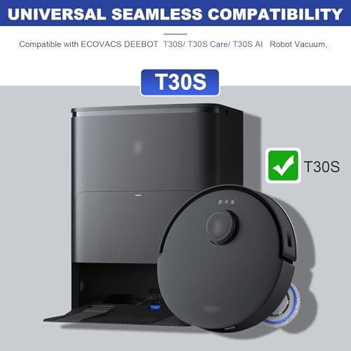 Accessories Compatible with ECOVACS DEEBOT T30S/ T30s AI/ T30 Care Vacuum