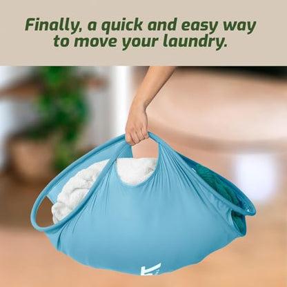 Laundry Turtle Collapsible Laundry Basket for Washer & Dryer (Aqua, Small) - color: Aqua, size: Small