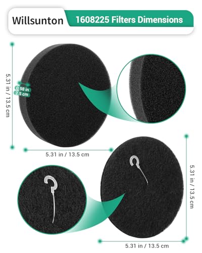 5 Pack 3197 2259 Filters Replacement for Bissell CleanView Vacuum Cleaner