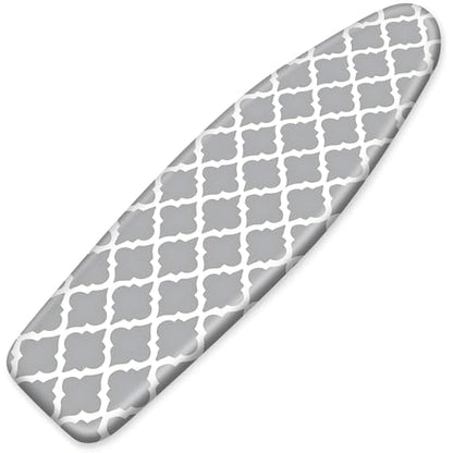 BVBOX Ironing Board Cover, Standard Size Iron Board Covers with Heavy Duty Adjustable Elastic Edges, Heatproof Ironing Board Covers for Smooth Ironing - color: Modern Botanical Leaves