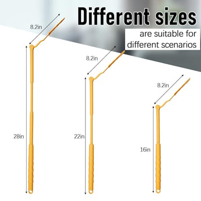 Colingmill 4 Pack Replacement Duster Handles, 3 Ft Extendable, Yellow - color: Yellow